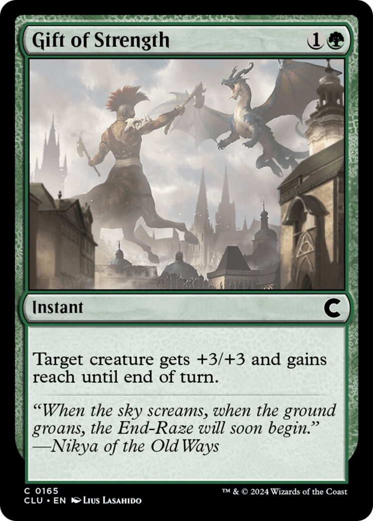 Gift of Strength [Ravnica: Clue Edition] | Local Legends