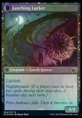 Curse of Leeches // Leeching Lurker [Innistrad: Midnight Hunt Prerelease Promos] | Golgari Games