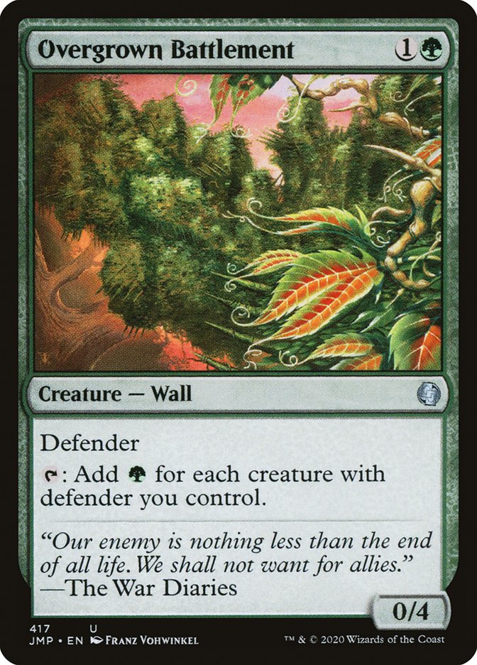 Overgrown Battlement [Jumpstart] | Local Legends