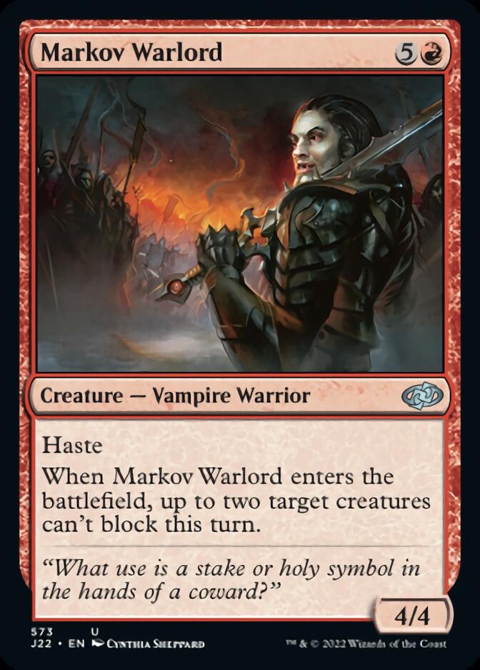 Markov Warlord [Jumpstart 2022] | Golgari Games