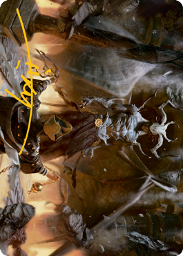 Ormendahl, the Corrupter Art Card (Gold-Stamped Signature) [Innistrad: Midnight Hunt Art Series] | Local Legends