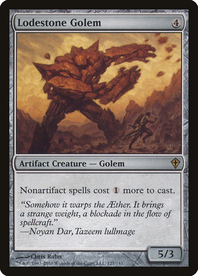 Lodestone Golem [Worldwake] | Local Legends
