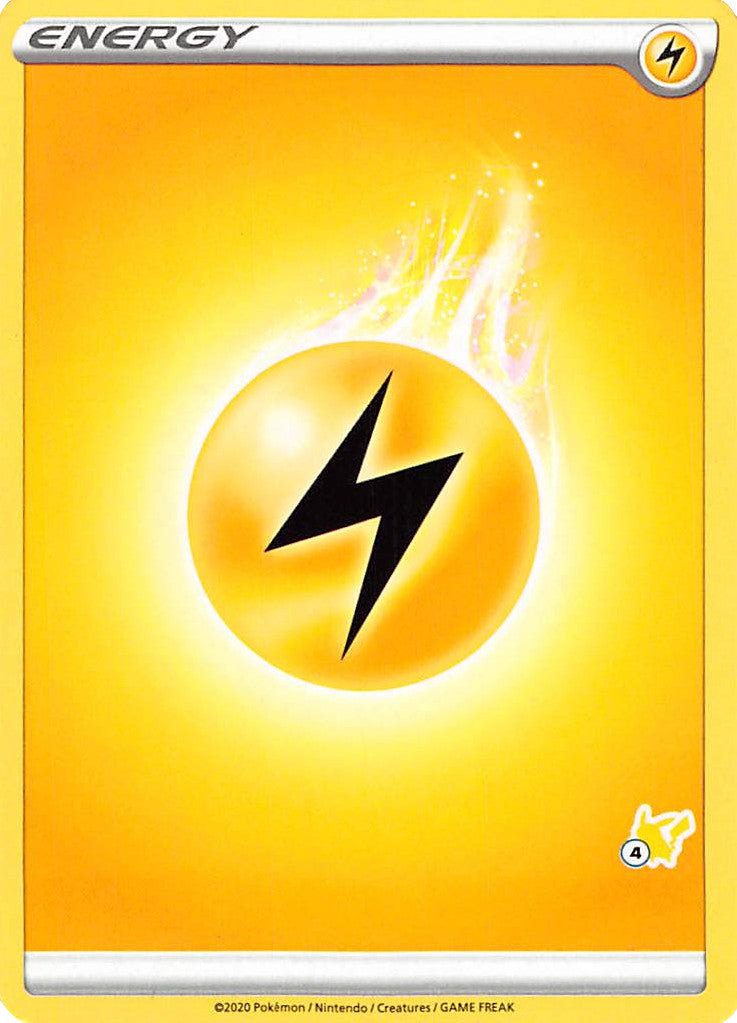 Lightning Energy (Pikachu Stamp #4) [Battle Academy 2022] | Local Legends