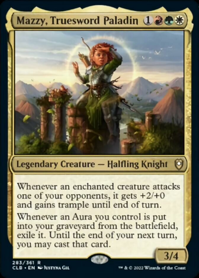 Mazzy, Truesword Paladin [Commander Legends: Battle for Baldur's Gate] | Golgari Games