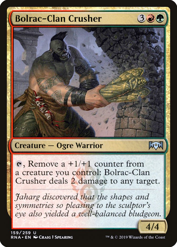 Bolrac-Clan Crusher [Ravnica Allegiance] | Golgari Games