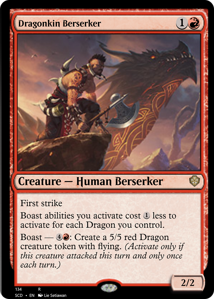 Dragonkin Berserker [Starter Commander Decks] | Golgari Games