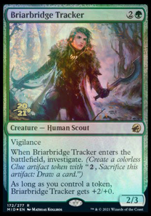 Briarbridge Tracker [Innistrad: Midnight Hunt Prerelease Promos] | Golgari Games