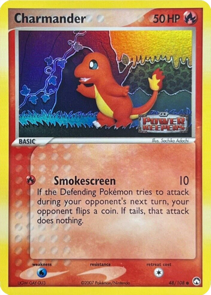 Charmander (48/108) (Stamped) [EX: Power Keepers] | Golgari Games