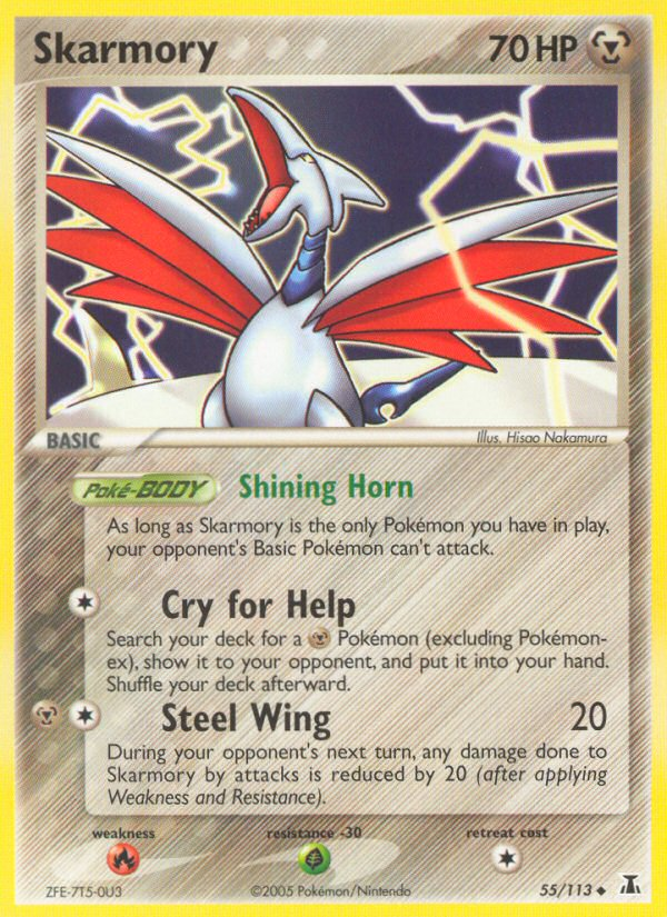 Skarmory (55/113) [EX: Delta Species] | Golgari Games