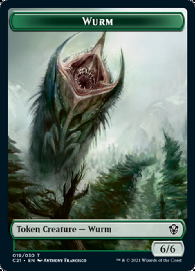 Wurm // Kraken Token [Commander 2021 Tokens] | Golgari Games