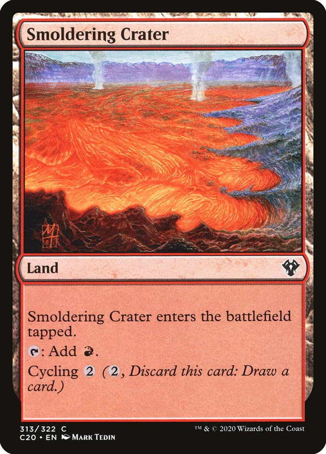 Smoldering Crater [Commander 2020] | Local Legends