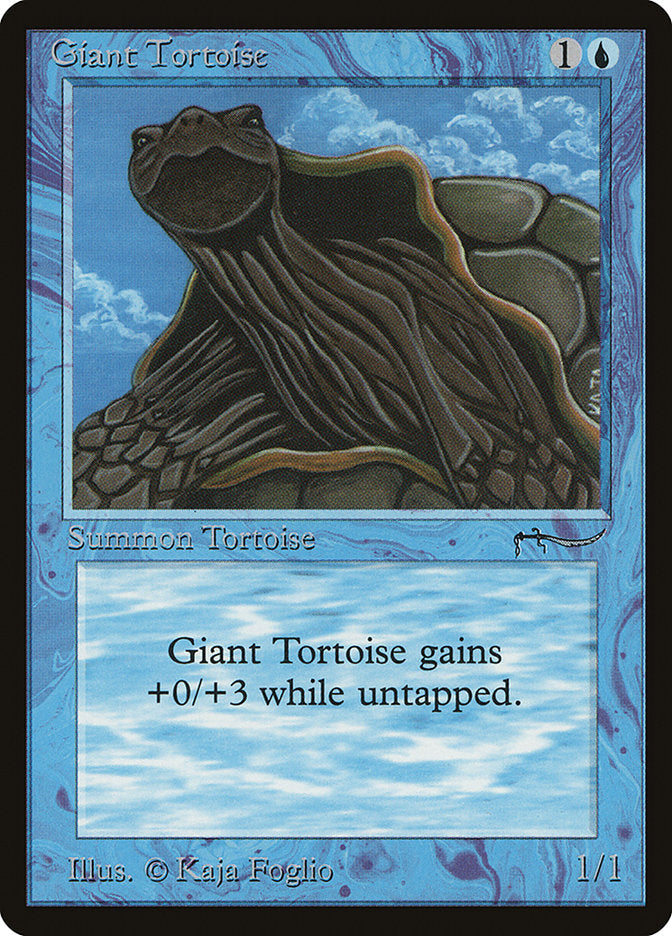 Giant Tortoise (Light Mana Cost) [Arabian Nights] | Local Legends