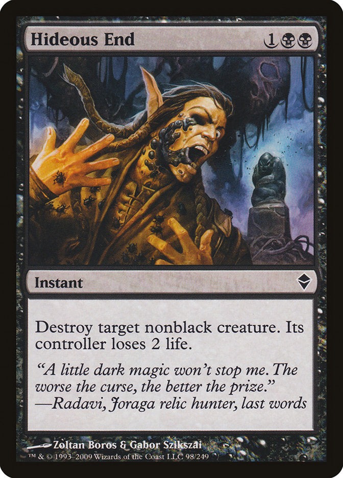 Hideous End [Zendikar] | Local Legends