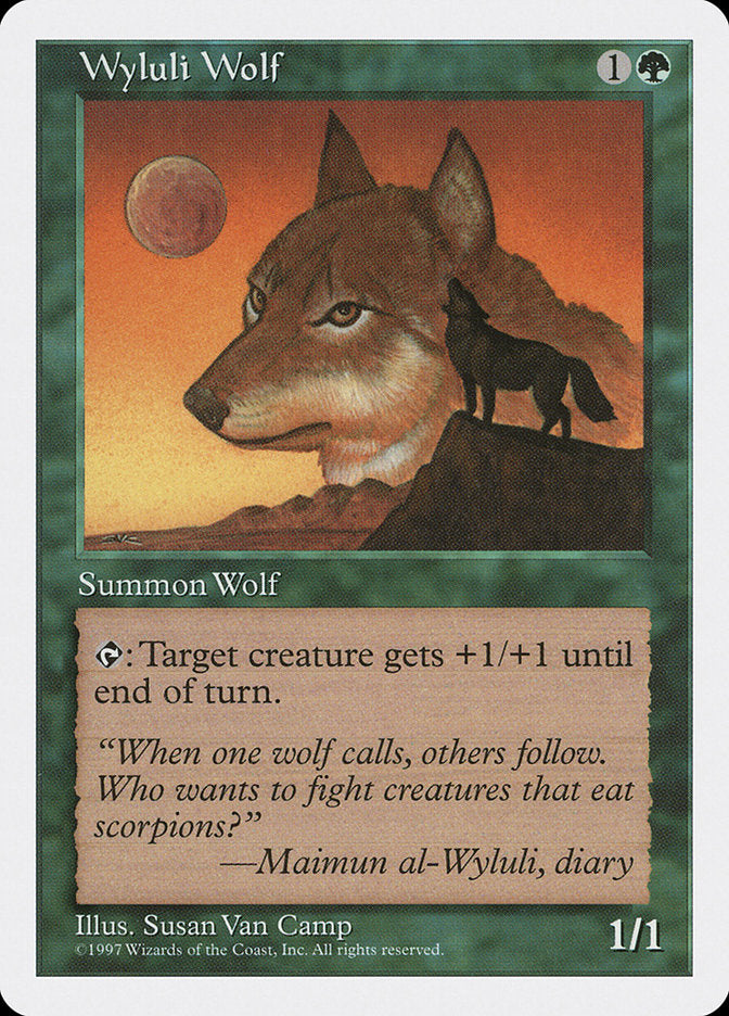 Wyluli Wolf [Fifth Edition] | Golgari Games