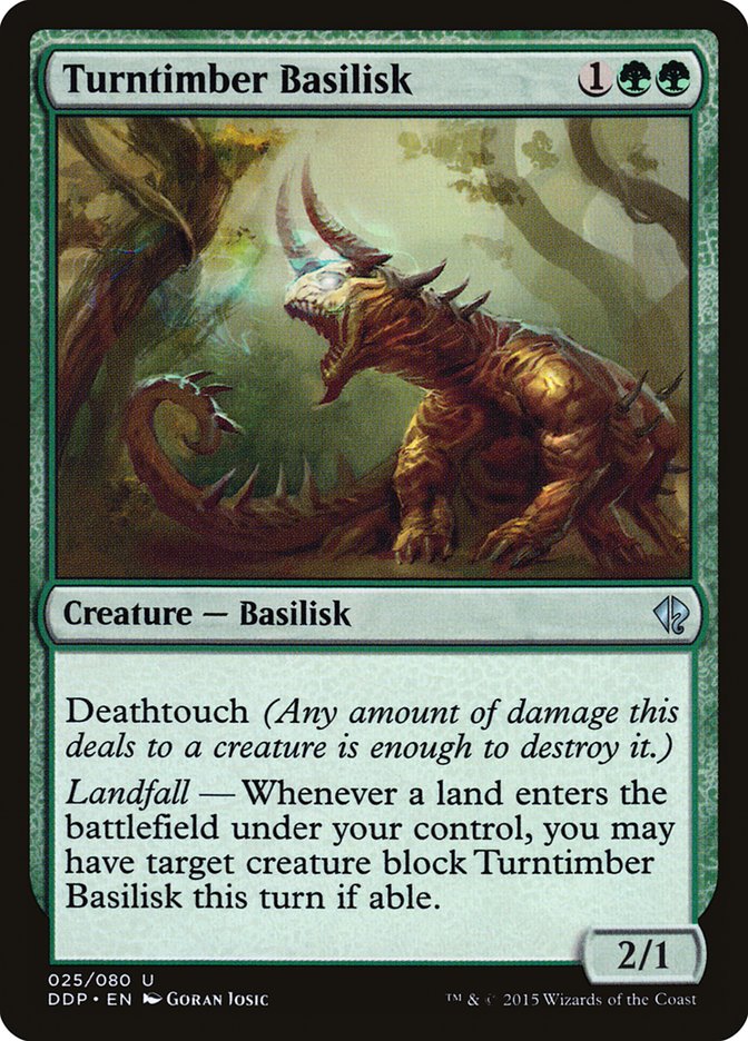 Turntimber Basilisk [Duel Decks: Zendikar vs. Eldrazi] | Local Legends