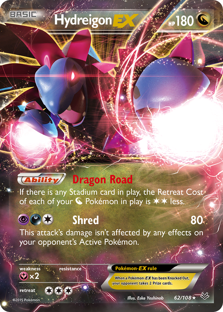 Hydreigon EX (62/108) [XY: Roaring Skies] | Golgari Games