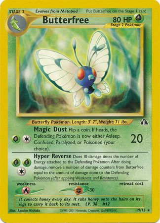 Butterfree (19/75) [Neo Discovery Unlimited] | Golgari Games