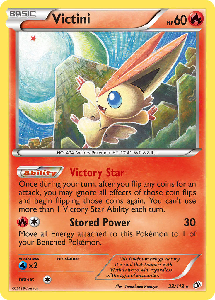 Victini (23/113) (Theme Deck Exclusive) [Black & White: Legendary Treasures] | Golgari Games