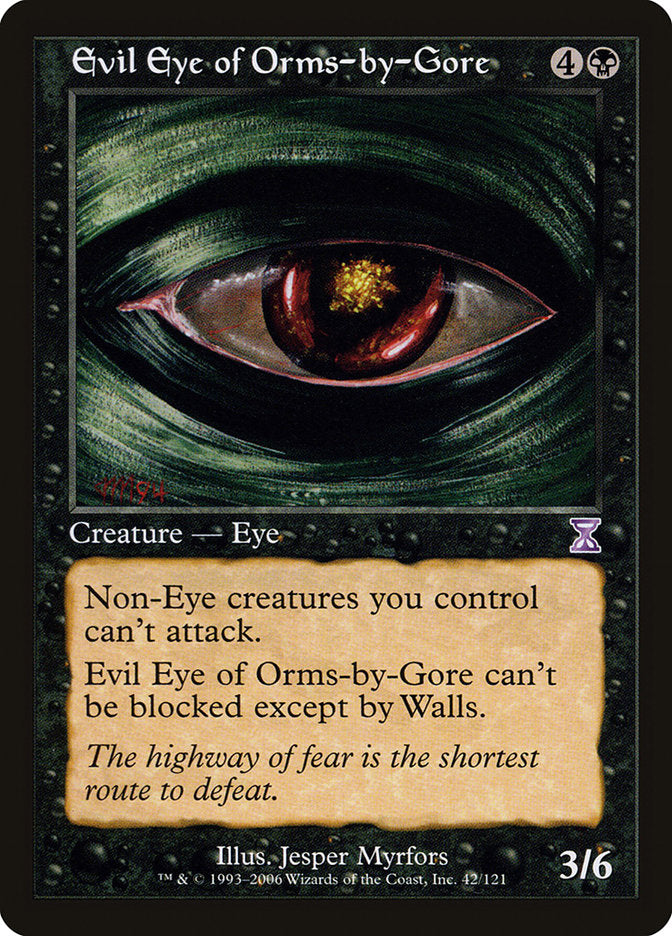 Evil Eye of Orms-by-Gore [Time Spiral Timeshifted] | Golgari Games