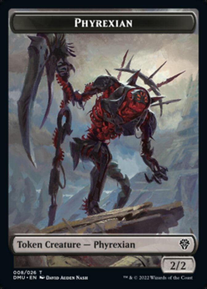 Phyrexian // Zombie Double-sided Token [Dominaria United Tokens] | Local Legends