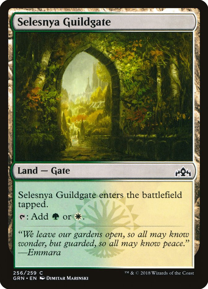 Selesnya Guildgate (256/259) [Guilds of Ravnica] | Golgari Games