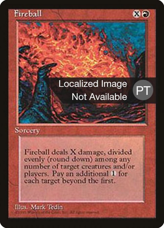 Fireball [Fourth Edition (Foreign Black Border)] | Local Legends