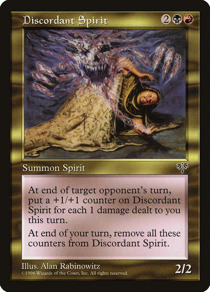 Discordant Spirit [Mirage] | Golgari Games