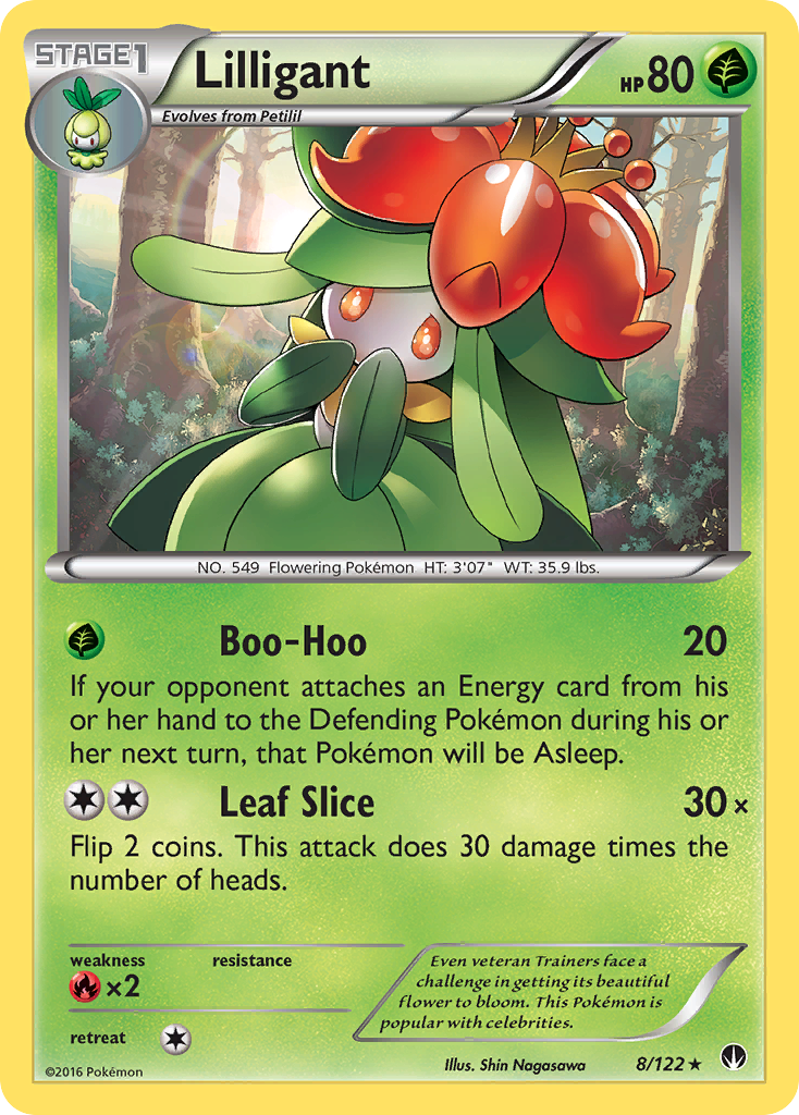 Lilligant (8/122) [XY: BREAKpoint] | Golgari Games