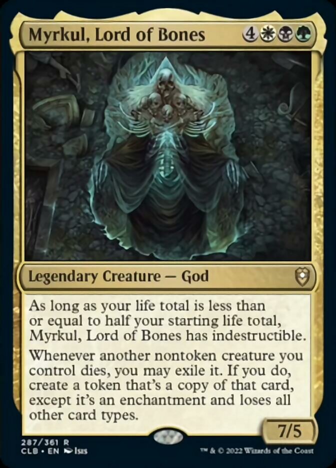 Myrkul, Lord of Bones [Commander Legends: Battle for Baldur's Gate] | Golgari Games