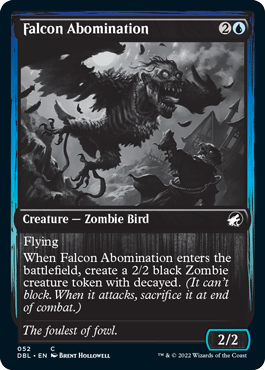 Falcon Abomination [Innistrad: Double Feature] | Golgari Games