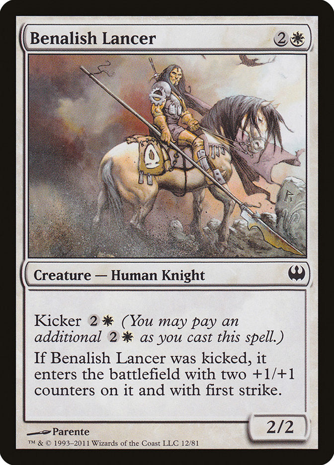 Benalish Lancer [Duel Decks: Knights vs. Dragons] | Local Legends