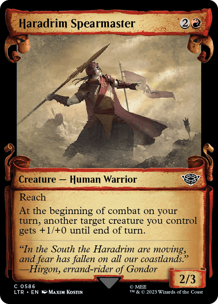 Haradrim Spearmaster [The Lord of the Rings: Tales of Middle-Earth Showcase Scrolls] | Local Legends