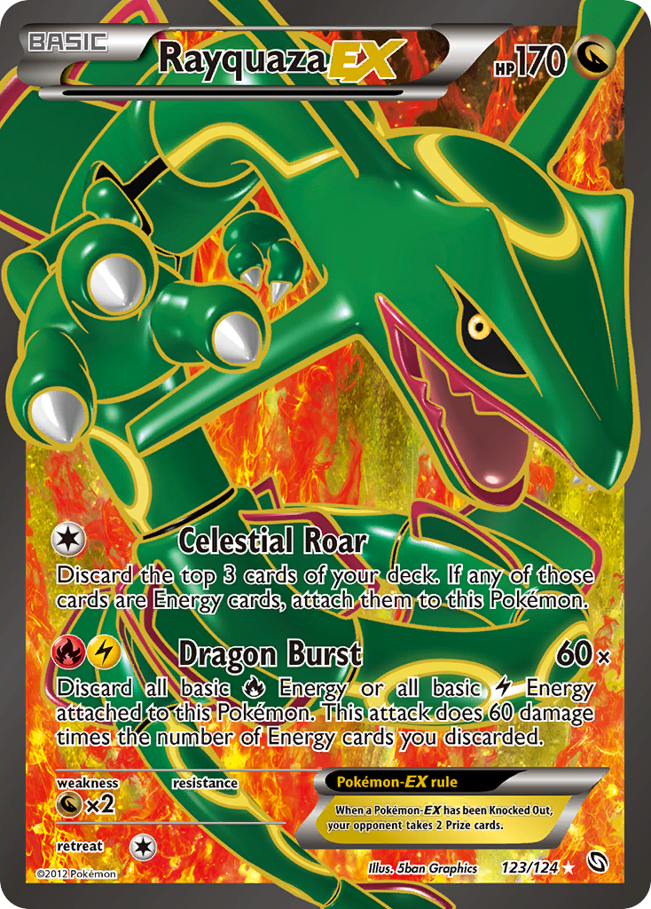 Rayquaza EX (123/124) [Black & White: Dragons Exalted] | Golgari Games