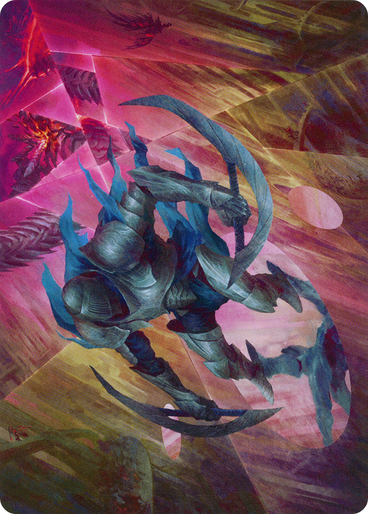 Xerex Strobe-Knight Art Card [March of the Machine Art Series] | Golgari Games