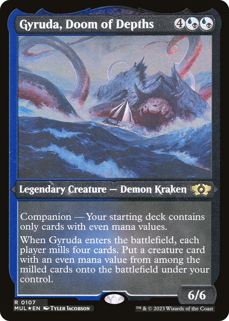 Gyruda, Doom of Depths (Foil Etched) [Multiverse Legends] | Local Legends