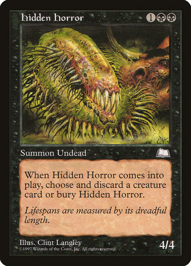 Hidden Horror [Weatherlight] | Local Legends