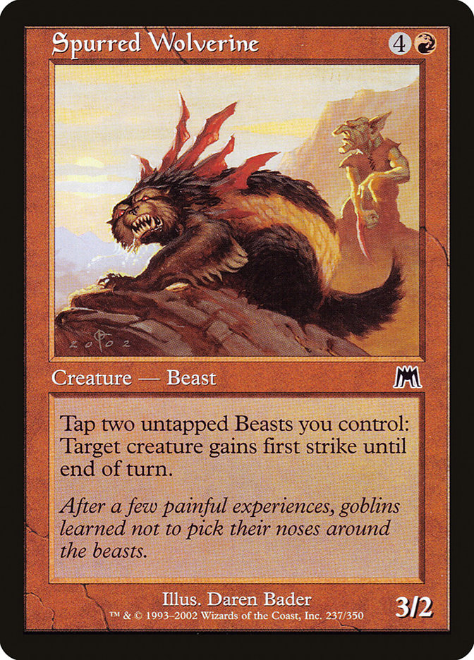 Spurred Wolverine [Onslaught] | Local Legends