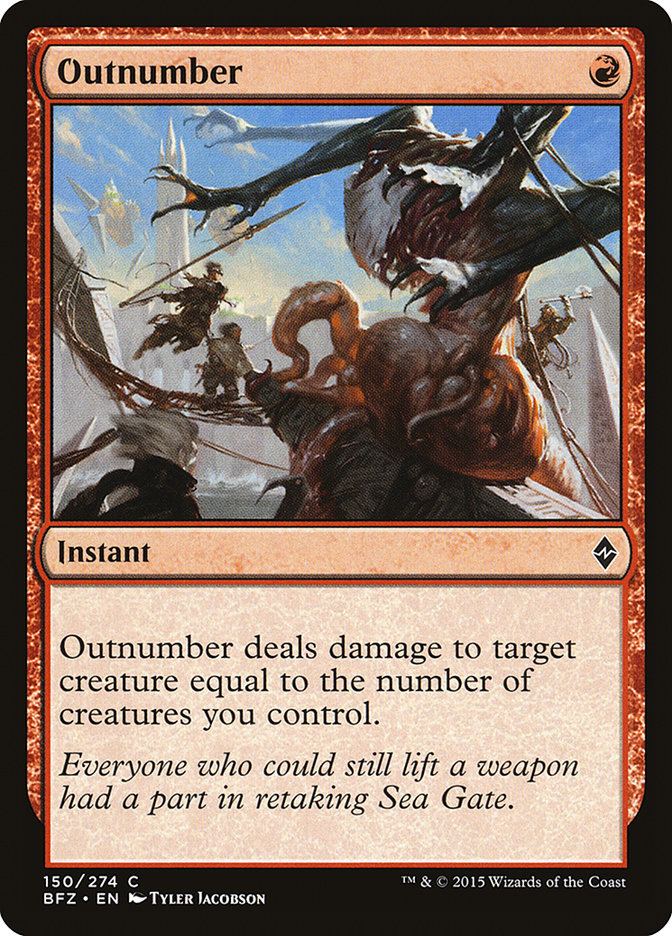 Outnumber [Battle for Zendikar] | Local Legends