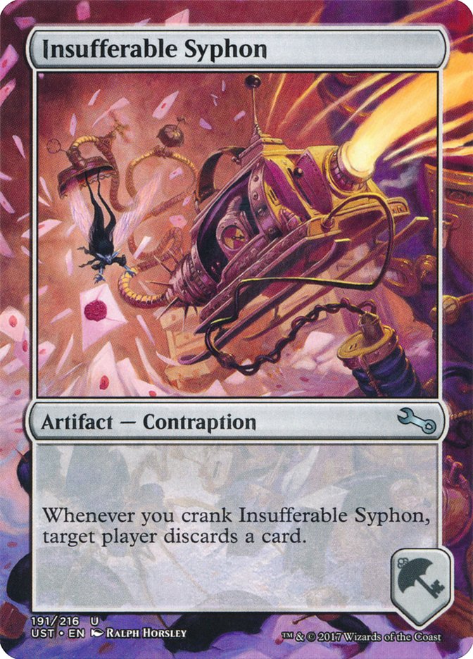 Insufferable Syphon [Unstable] | Golgari Games