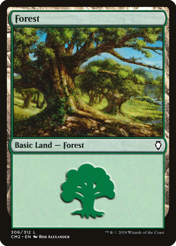 Forest (306) [Commander Anthology Volume II] | Golgari Games