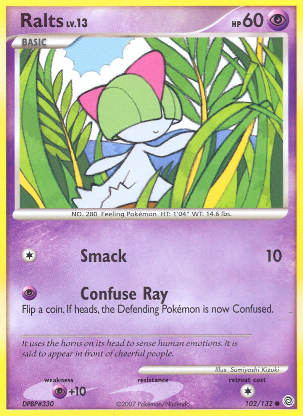 Ralts (102/132) [Diamond & Pearl: Secret Wonders] | Golgari Games