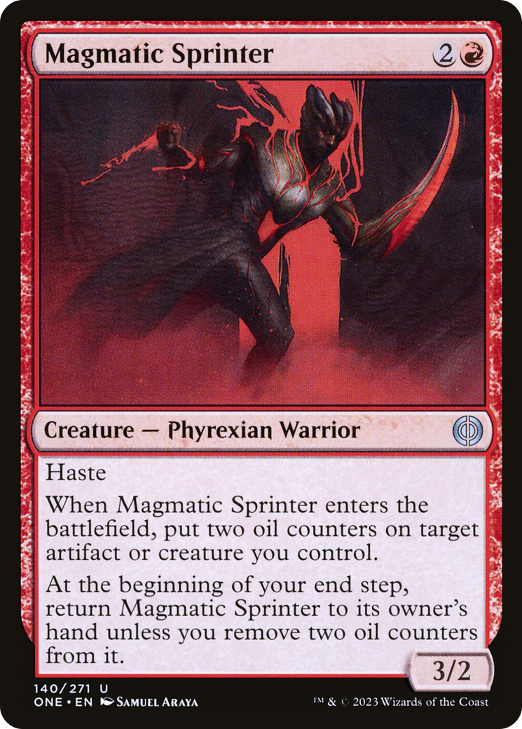 Magmatic Sprinter [Phyrexia: All Will Be One] | Golgari Games