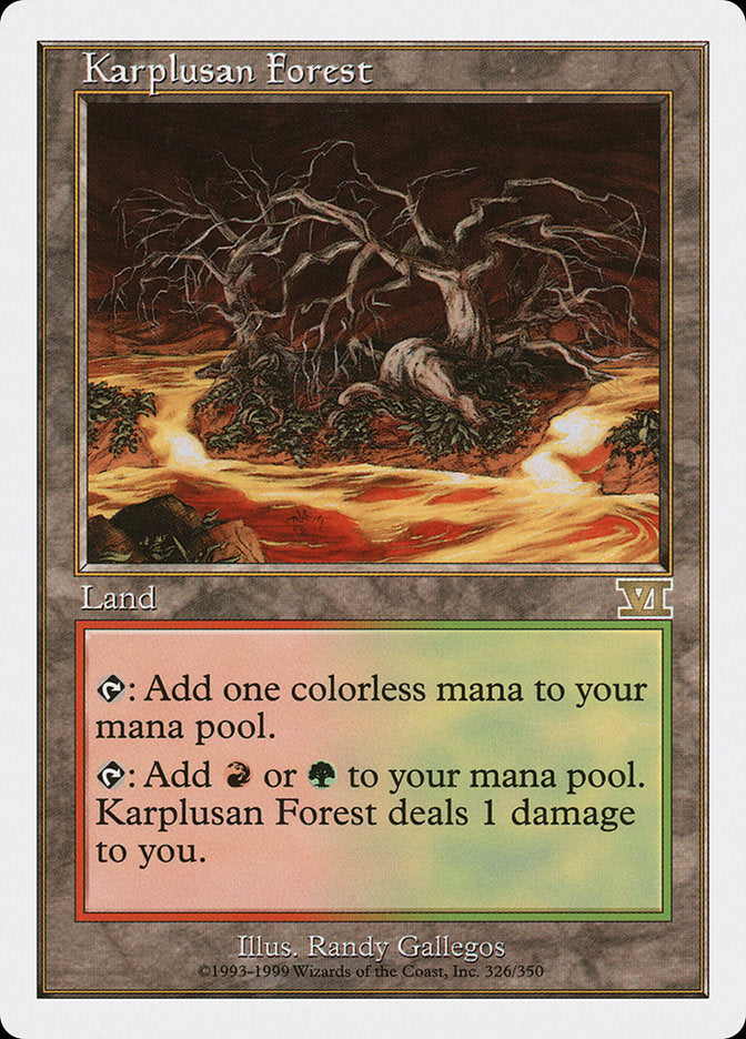 Karplusan Forest [Classic Sixth Edition] | Golgari Games