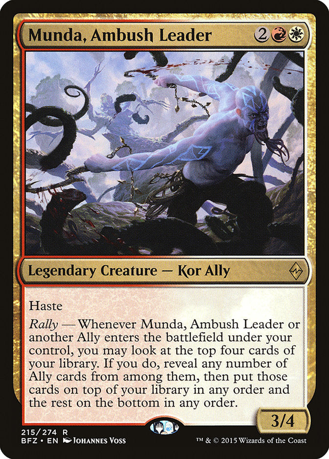 Munda, Ambush Leader [Battle for Zendikar] | Golgari Games