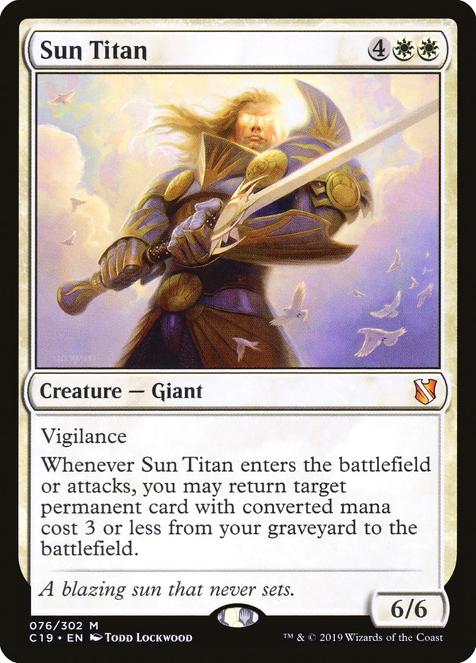 Sun Titan [Commander 2019] | Golgari Games