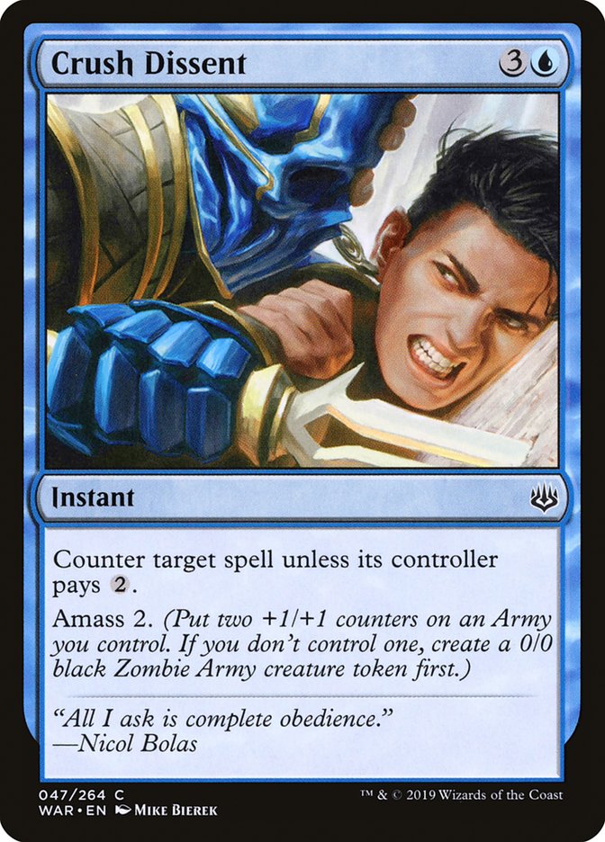 Crush Dissent [War of the Spark] | Local Legends