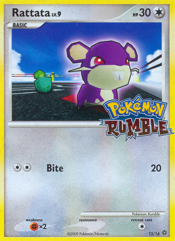 Rattata (15/16) [Pokémon Rumble] | Golgari Games