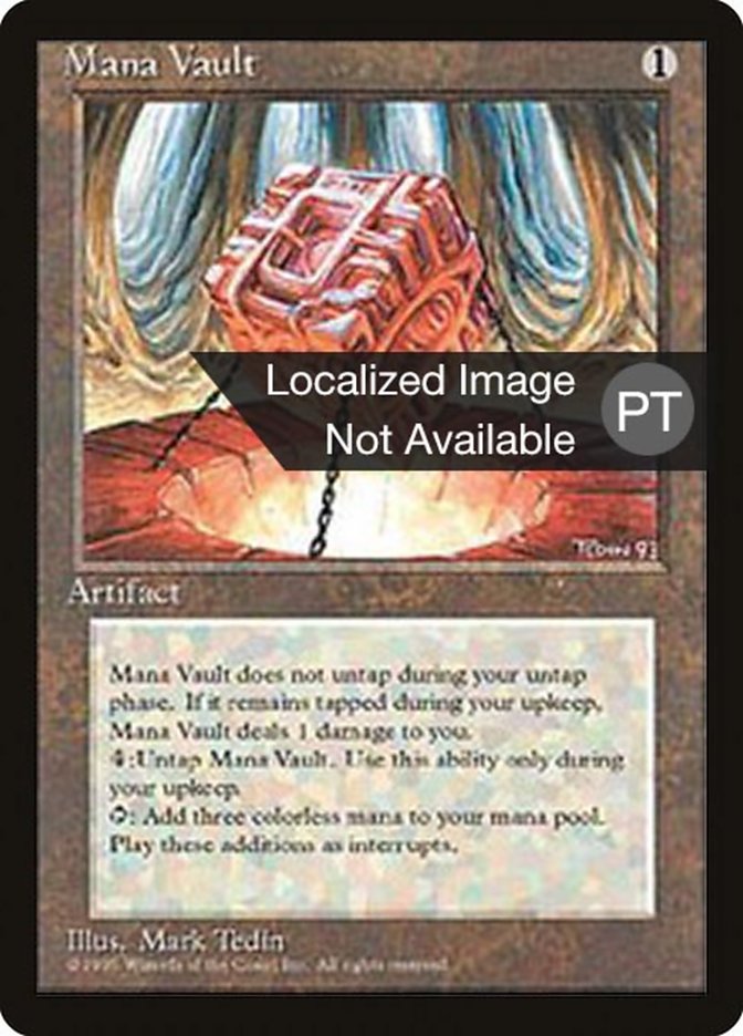 Mana Vault [Fourth Edition (Foreign Black Border)] | Local Legends