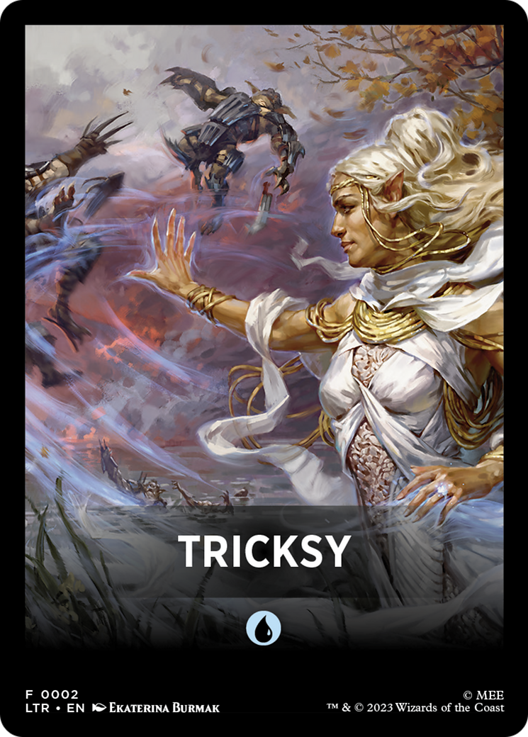 Tricksy Theme Card [The Lord of the Rings: Tales of Middle-Earth Tokens] | Golgari Games