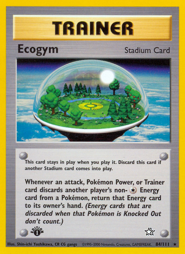 Ecogym (84/111) [Neo Genesis 1st Edition] | Golgari Games